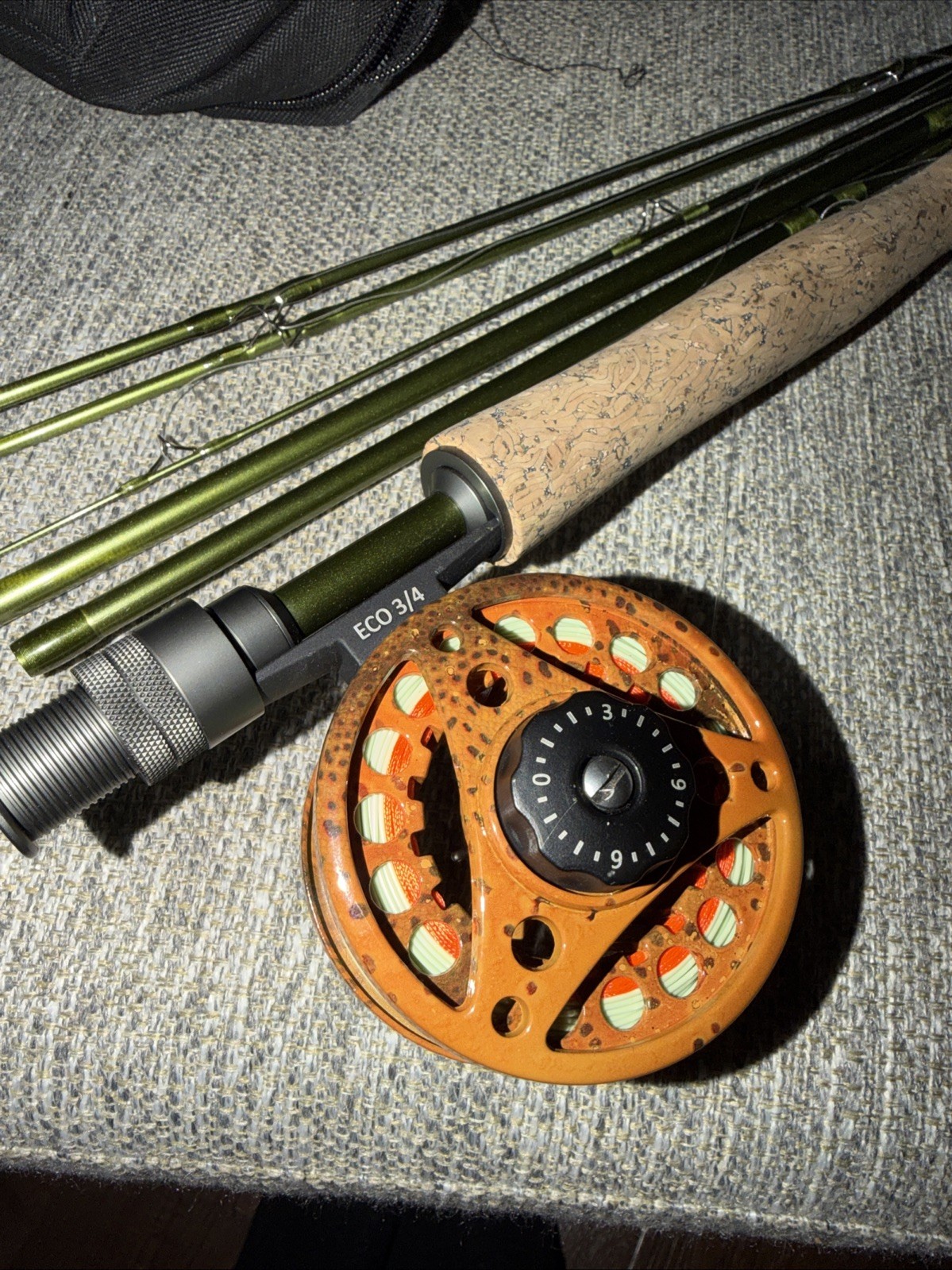 Aventik 8’ 9” Escape 6-Piece Fly Rod W/ Maxcatch Reel & Wild Water Carry Case