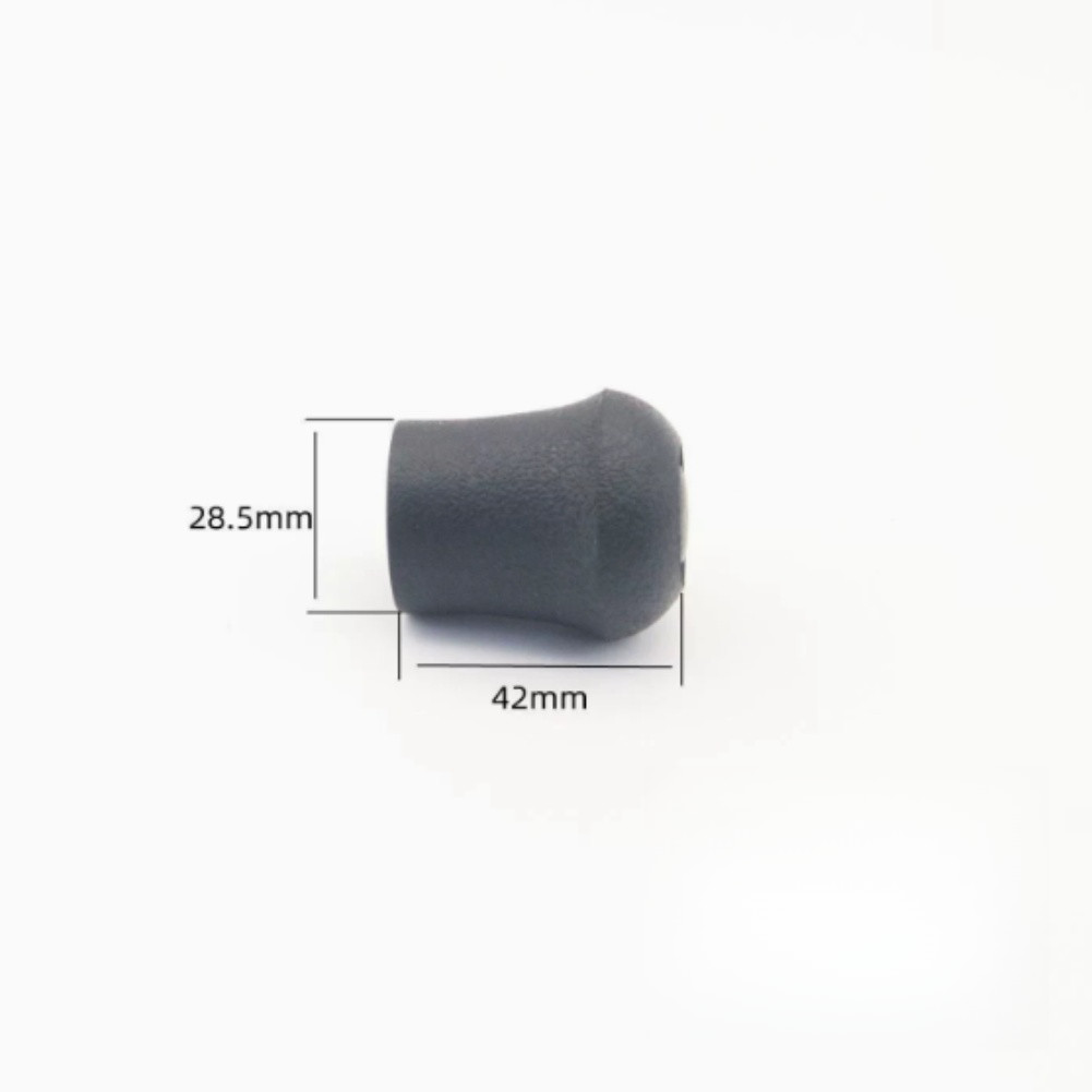 Black Rubber Butt End Cap for Fishing Rod Construction 12mm 15mm 19mm 20mm