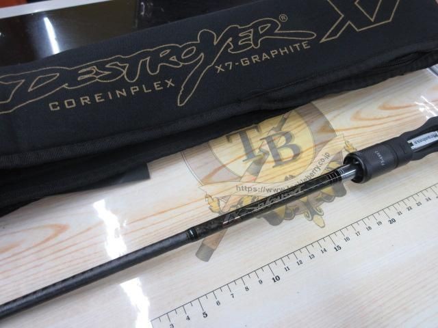 Megabass Destroyer F3-69X7X7 Stealth Reel Seat Bass Rod Used