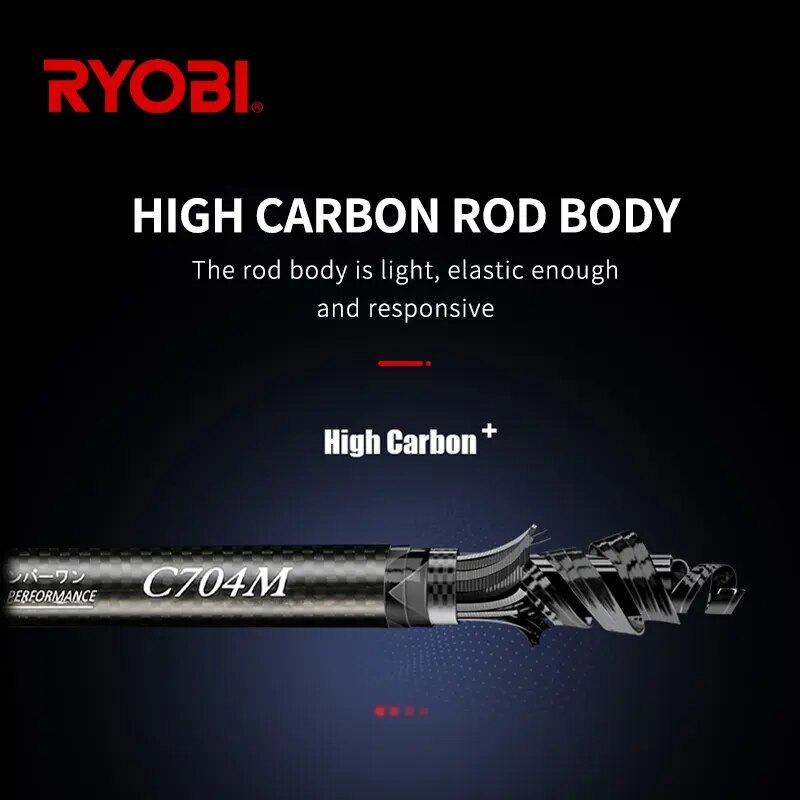 RYOBI NUM ONE NV NB Fishing Rod Portable 4-Section Travel Rod 1.8m 2.1m 2.4m M/L
