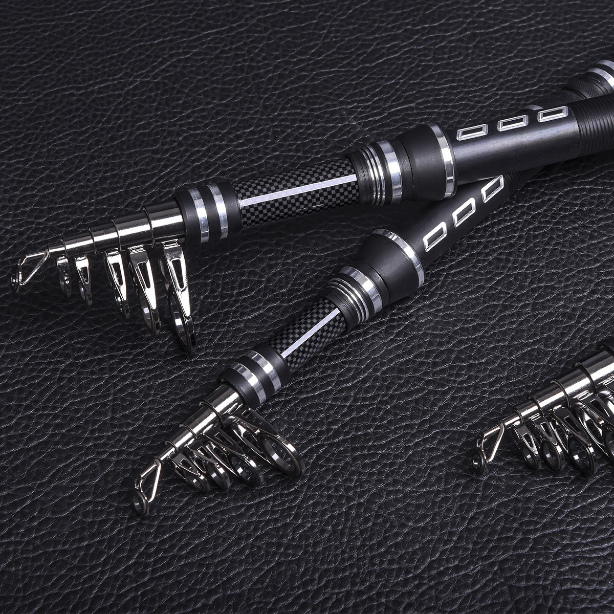 1.8M-3.0M Portable Telescopic Carbon Fiber Spining Rod Fishing Rod Sea Rod