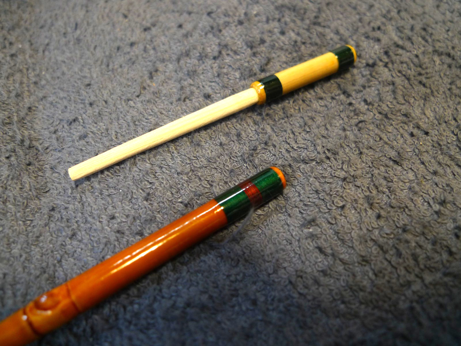 [Japanese Marutake flyrod]7’1″ #3 4pc (ext tip)-unused ‘Marubushi bamboo’ flyrod