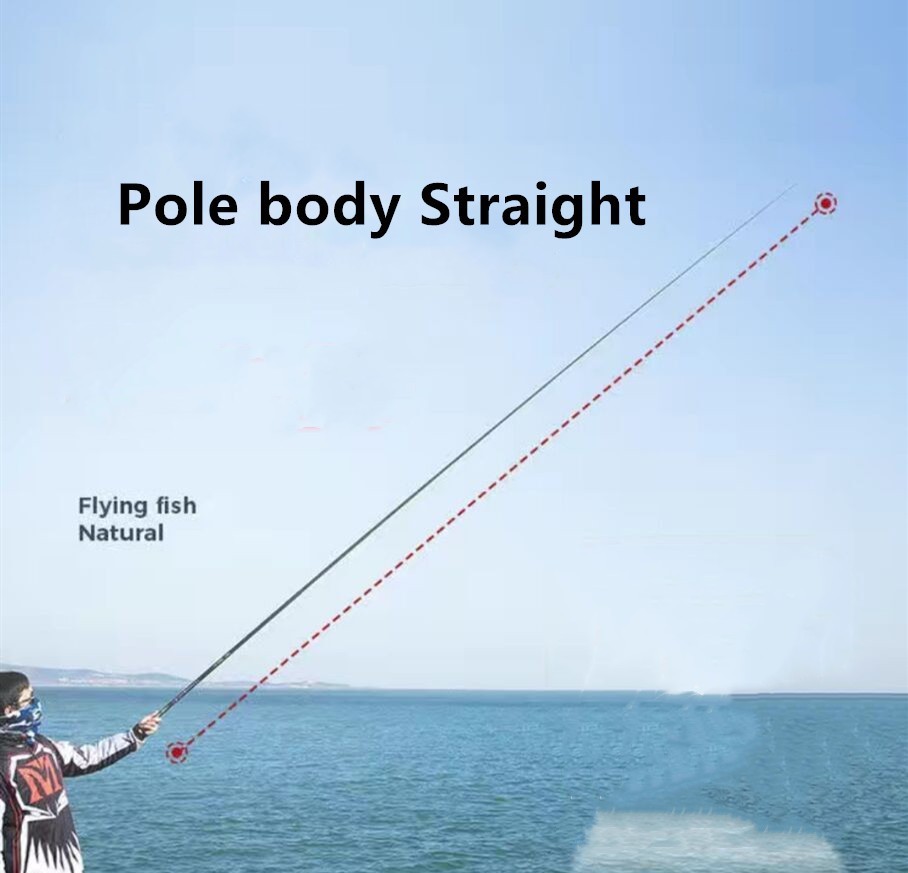 Telescopic Fishing Rod Carbon Fiber Ultra Light Spinning 2.7M-9M Stream Hand Rod