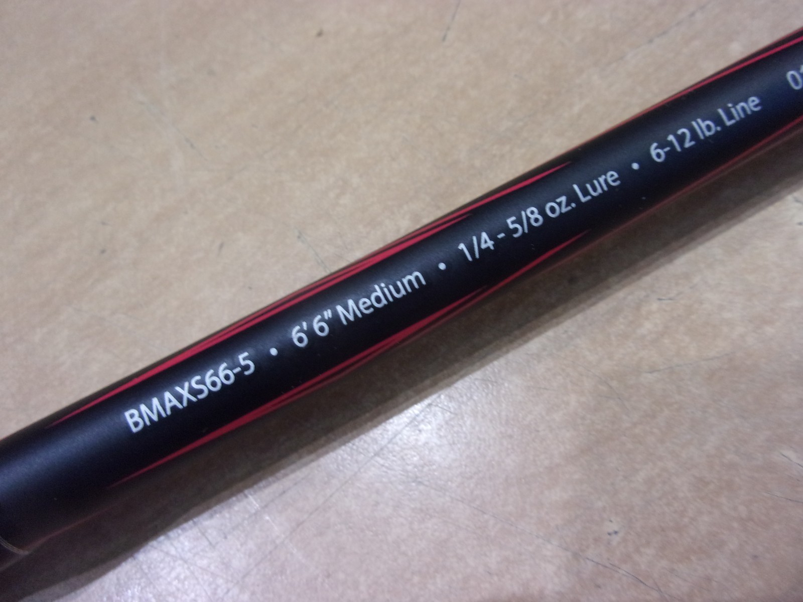 ABU GARCIA BLACK MAX SPINNING ROD 6 foot 6 inch Medium power