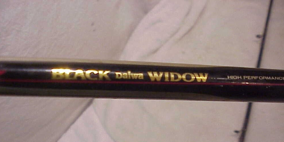 Daiwa BLACK WIDOW 7 ft 6 in Model BW762MC-D 2 pc Medium Action Fishing Rod