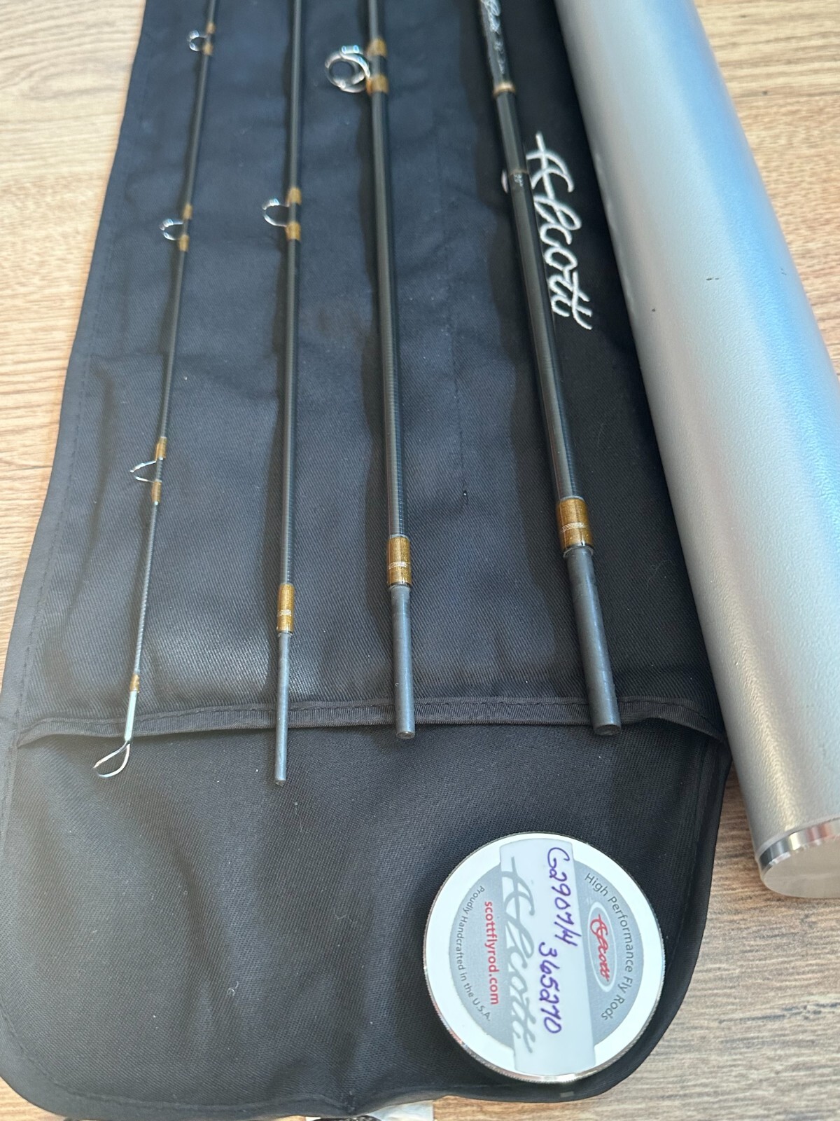 Scott G2 flyrod #7 9 feet 4-pic. Sage Trout 6,7,8 Reel