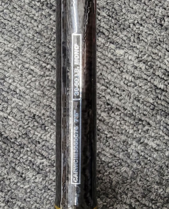 NEW Penn Carnage III Conventional Saltwater Rod CARWCIII3060C76 30-60LB 7’6″