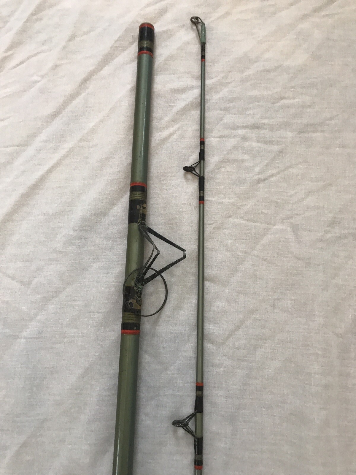 Vintage Maxtec Caster 10′ Large Casting Rod Good