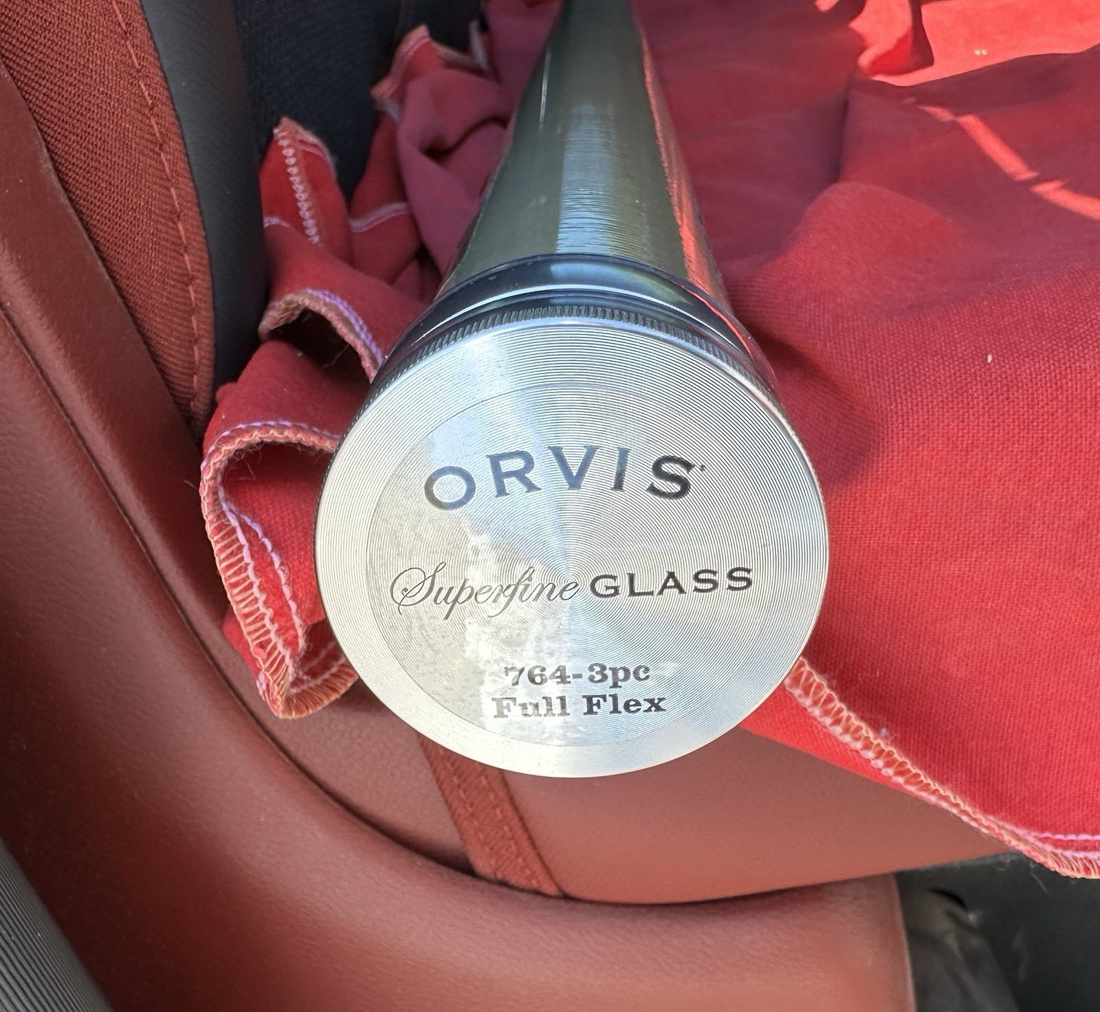 Orvis Superfine Glass 764 3-Piece 4 WT – 7’6” Full Flex Fly Rod – NEW