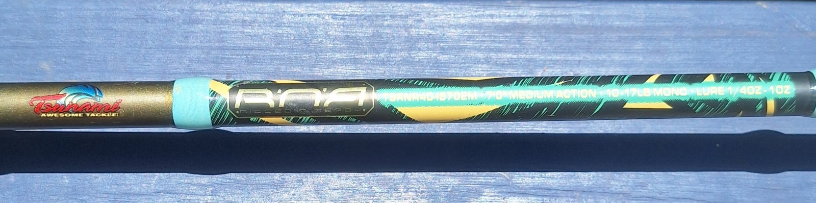 Tsunami Rigged n Ready sport Series Spinning Rod 7′ Medium 10-17lb 1/4-1oz 2pc
