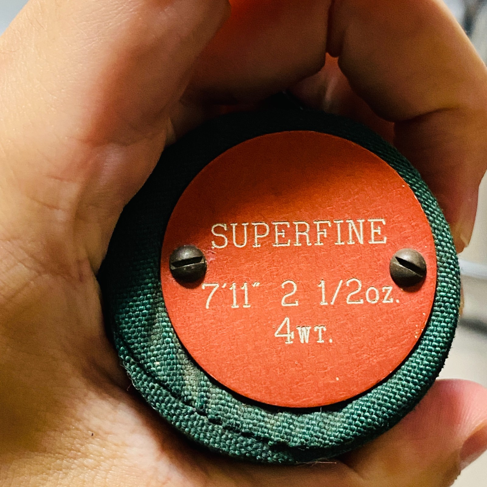 Orvis Superfine Seven Eleven 7’11” 4wt Fly rod w/Tube Socks (334