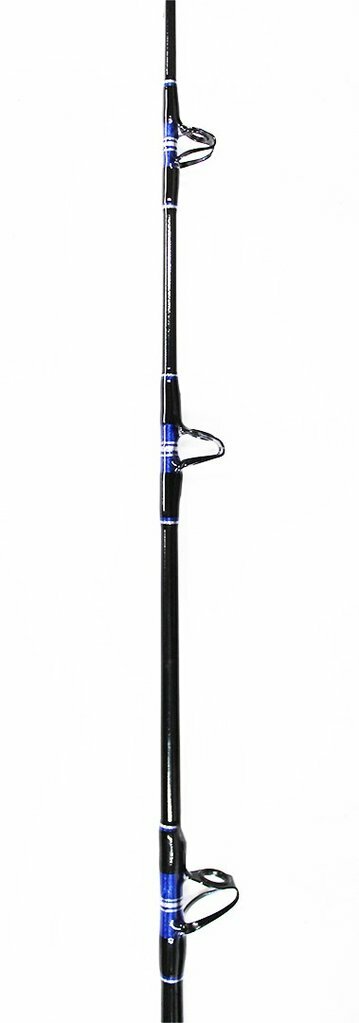 Xcaliber Marine Pair of Tournament Series 20-40lb Trolling Rods Blue and Silver