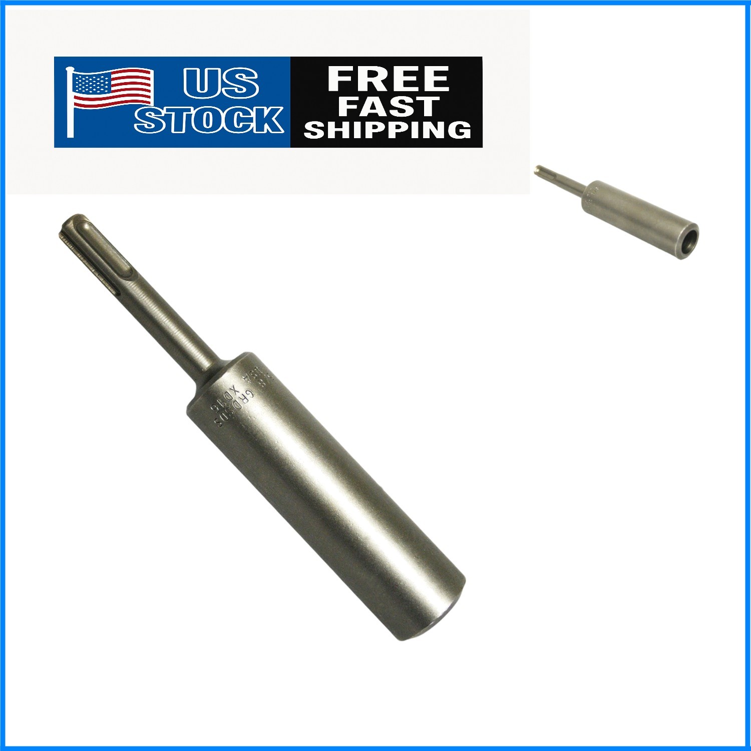 Efficient SDS+ Ground Rod Driver – 5/8 Inch, Alloy Steel, with 1- Guarantee