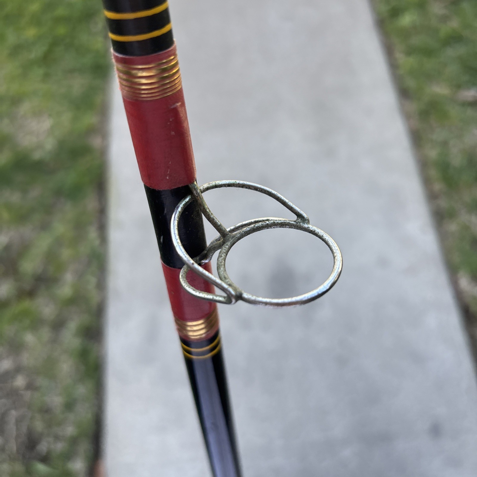 VTG LANGLEY SIGNATURE Sign Of Quality Glass 1-Piece Spinning Fish Rod 865 6’6”