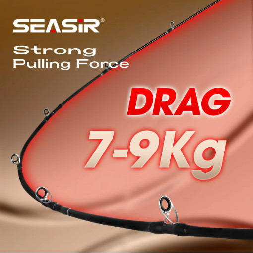 Seasir Salminus XF Travel Fishing Rod 4 Piece Spinning Casting