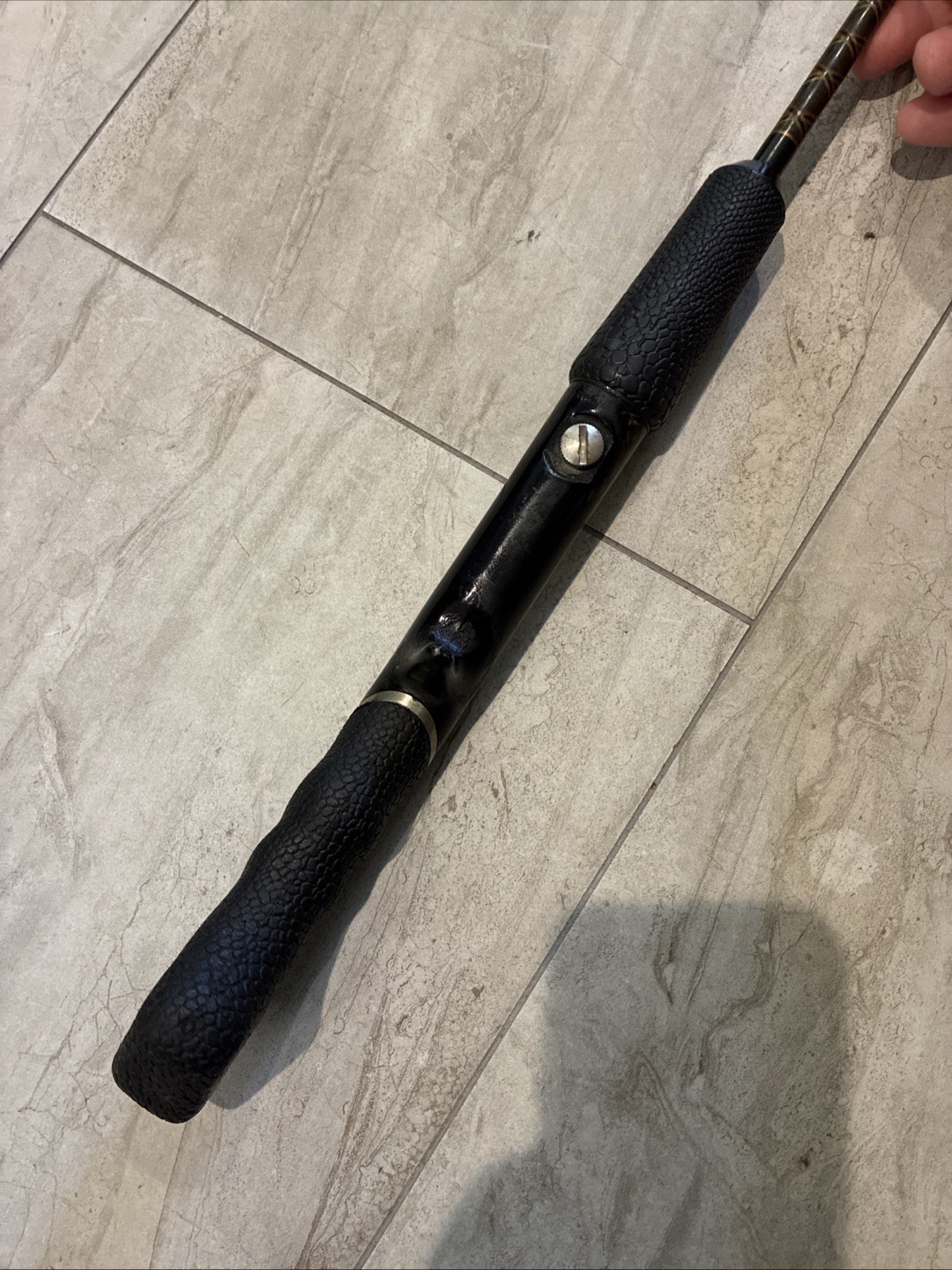 Vintage Early Bass Pro Shops Graphite Gold Casting Fishing Rod 5’-6” Used Cond