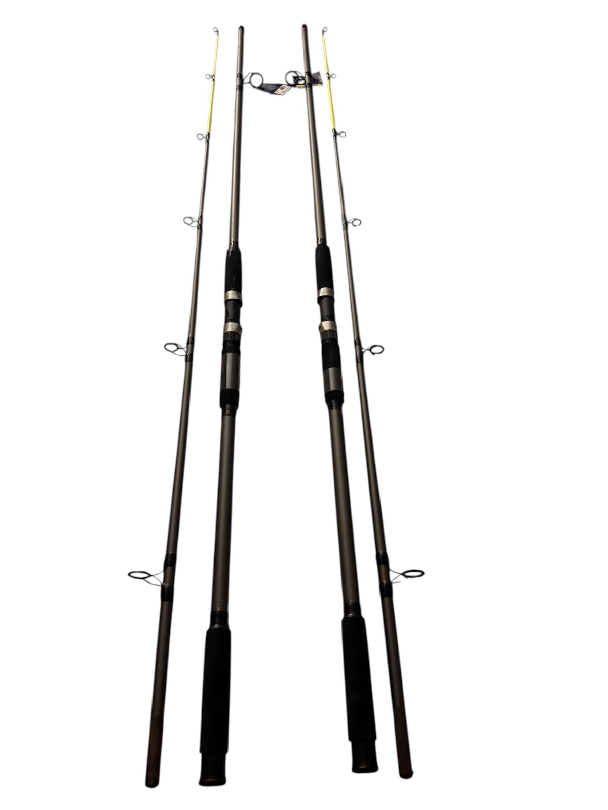 2 LOT Danco MaxKat 12ft Medium Heavy Action Spinning 2pc Surf Rod SRS12MH-2