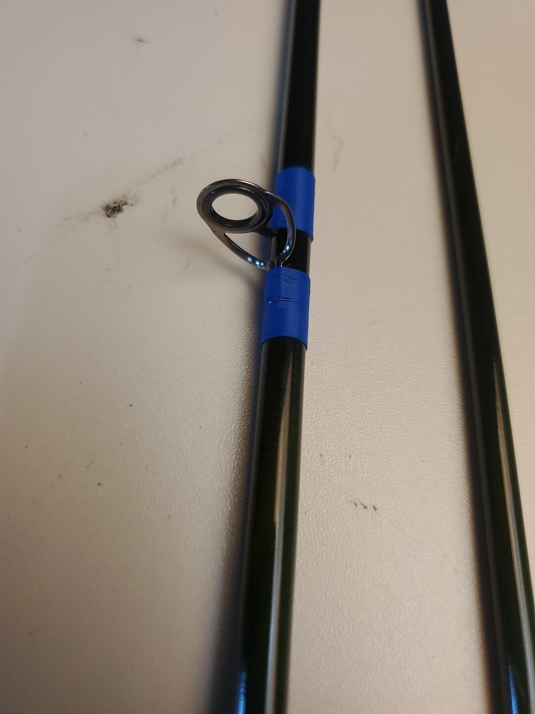 Custom-Built “Faulkner” Green 9′ Fly Fishing Rod With Case