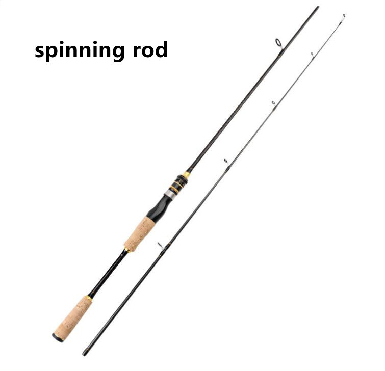 1.65M/1.8M Lure Fishing Rod Casting/Spinning Fishing Rod Carbon Fiber Pole Trout