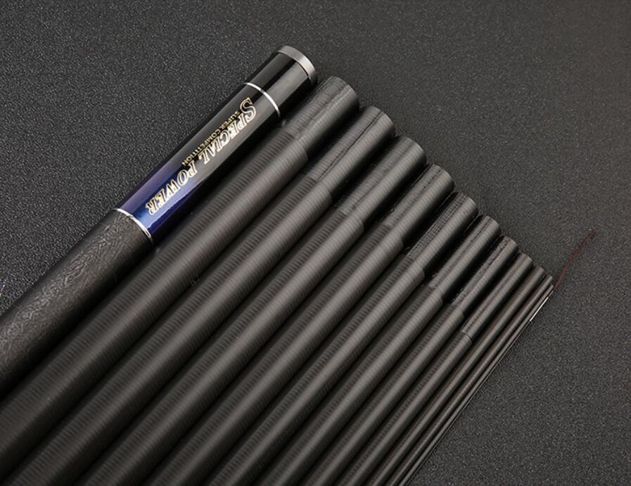 Fishing Rods 8m/9m/10m/11m/12m/13m Telescopic Carbon Fiber Pole Stream Rods Carp