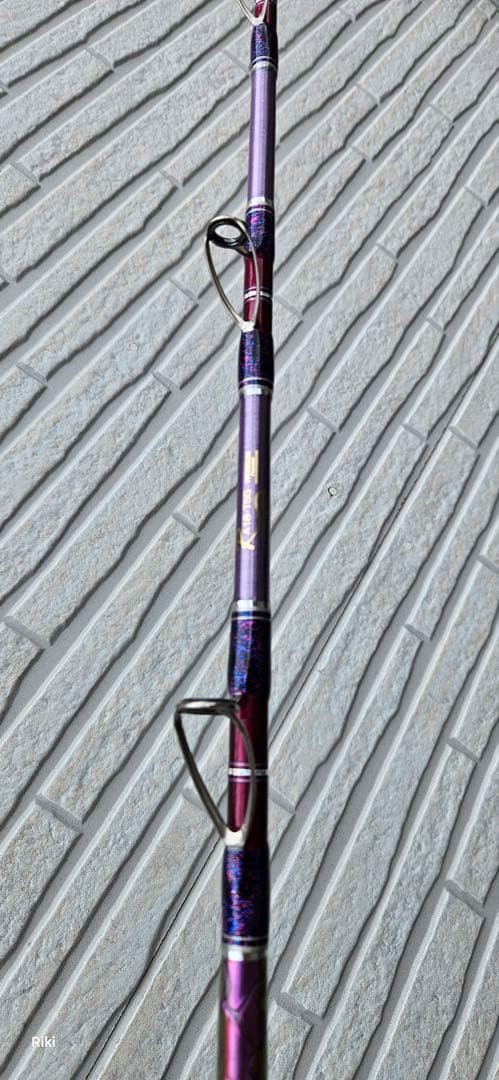 Riki Akatsuki Gomoku Titanium Guide Fishing Rod 1800mm S-Glass Used