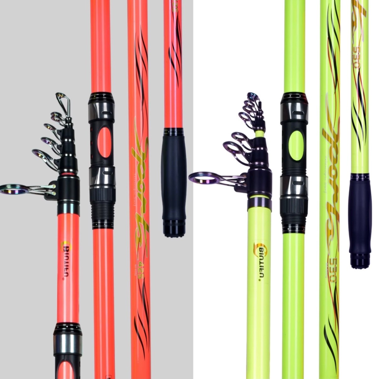 Telescopic Fishing Rod Sea Surf Pier Saltwater Freshwater Rods Various