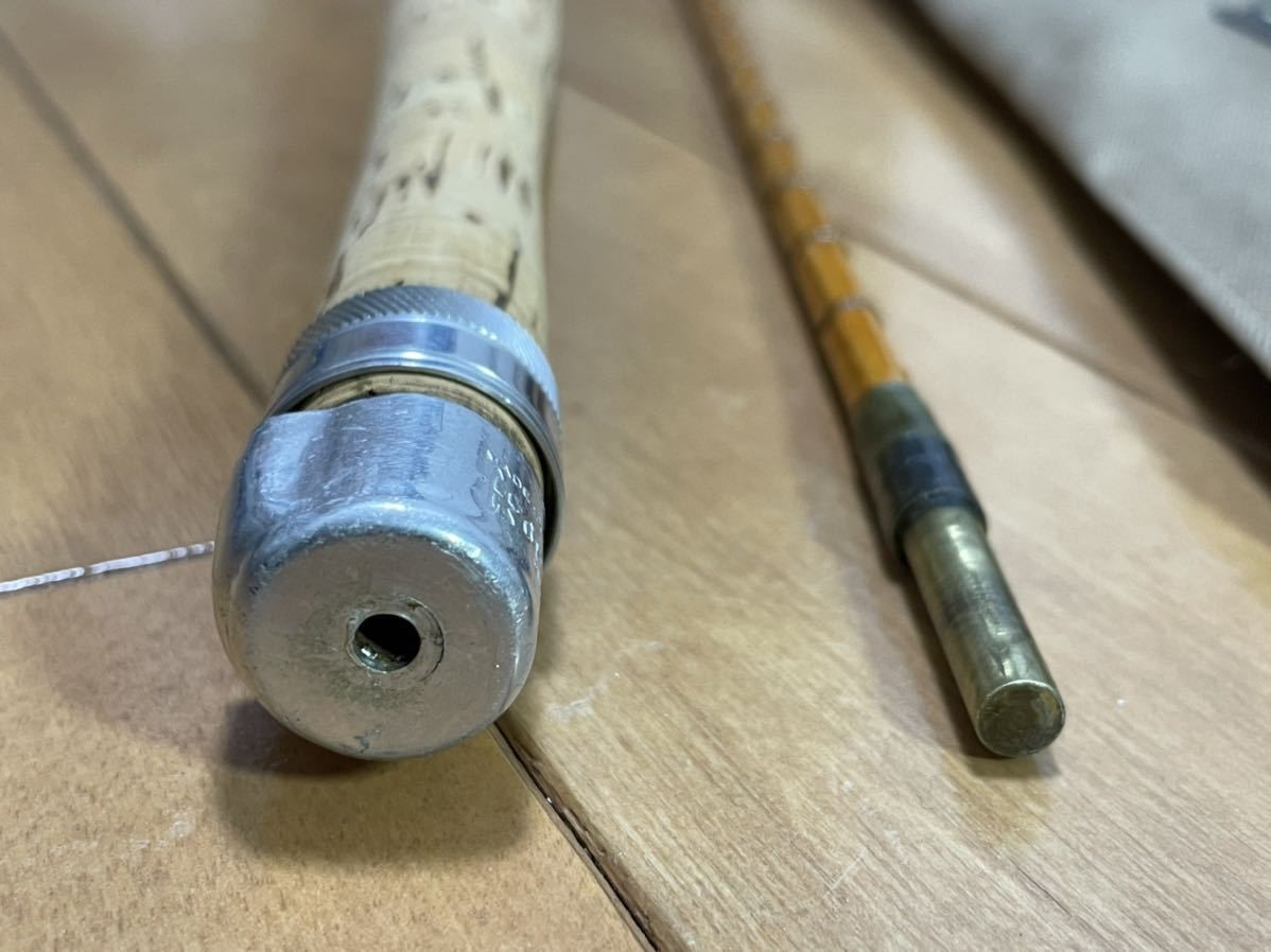 rare old 1959 Hardy Palakona Bamboo CC ge France 8ft in Bamboo Fly Fishing Rod