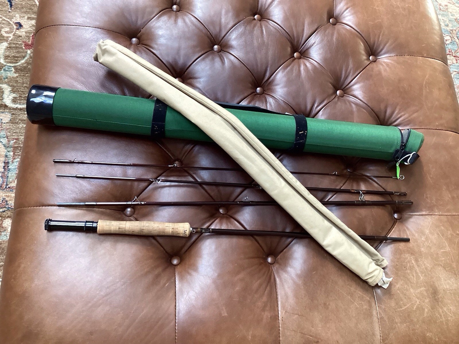 GASPE TRAVELER Fly Rod. 9.5 F 10wt. 4pc. With Case.