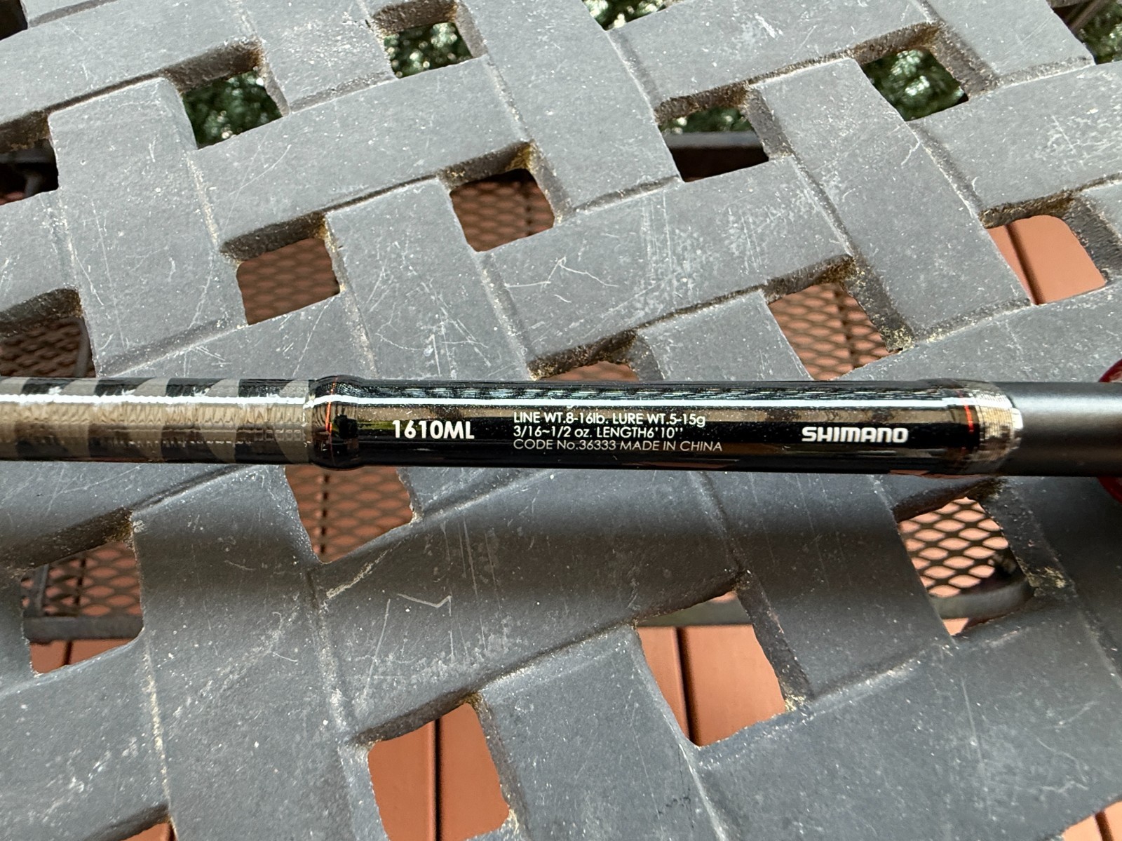 Shimano Zodias 1610ML (JDM), 6’10”, Medium Light, Fast, 8-16lb, 3/16-1/2oz, Cast