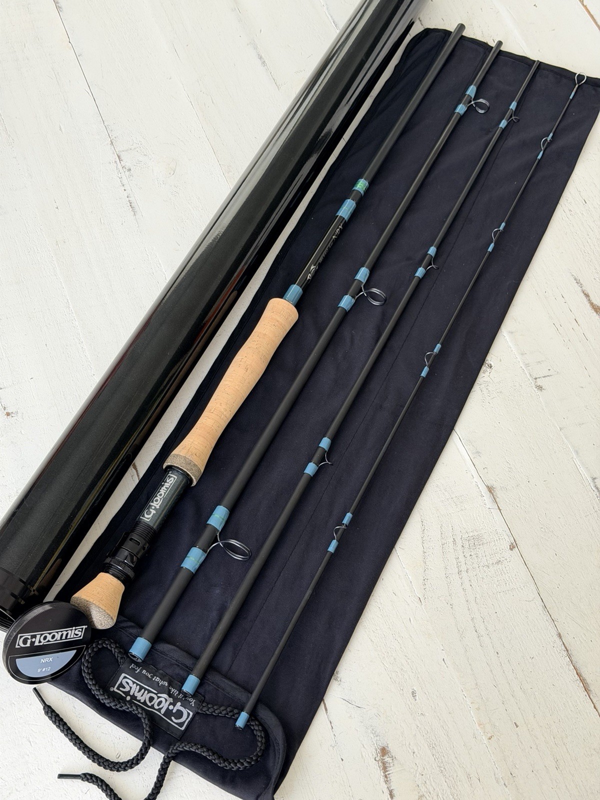 **BEAUTIFUL** RARE G LOOMIS NRX BLUE WRAP 12wt 9’ft fly rod🔥~LEGENDARY~🔥