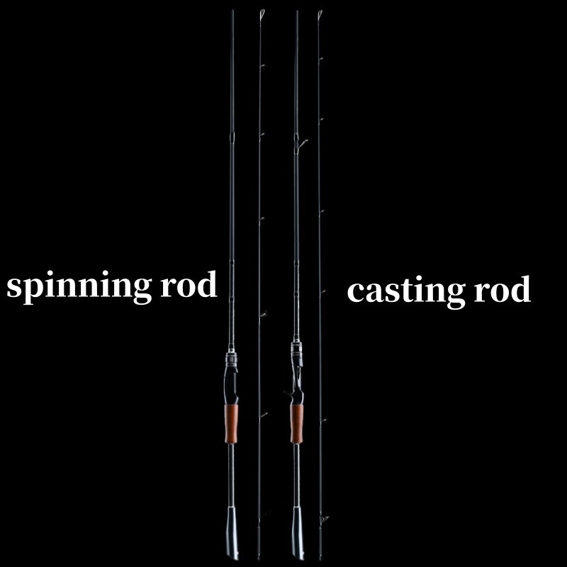 6 ft Trout Fishing Rods Carbon Fiber Spinning/casting Rod Carp 2 Sections Poles