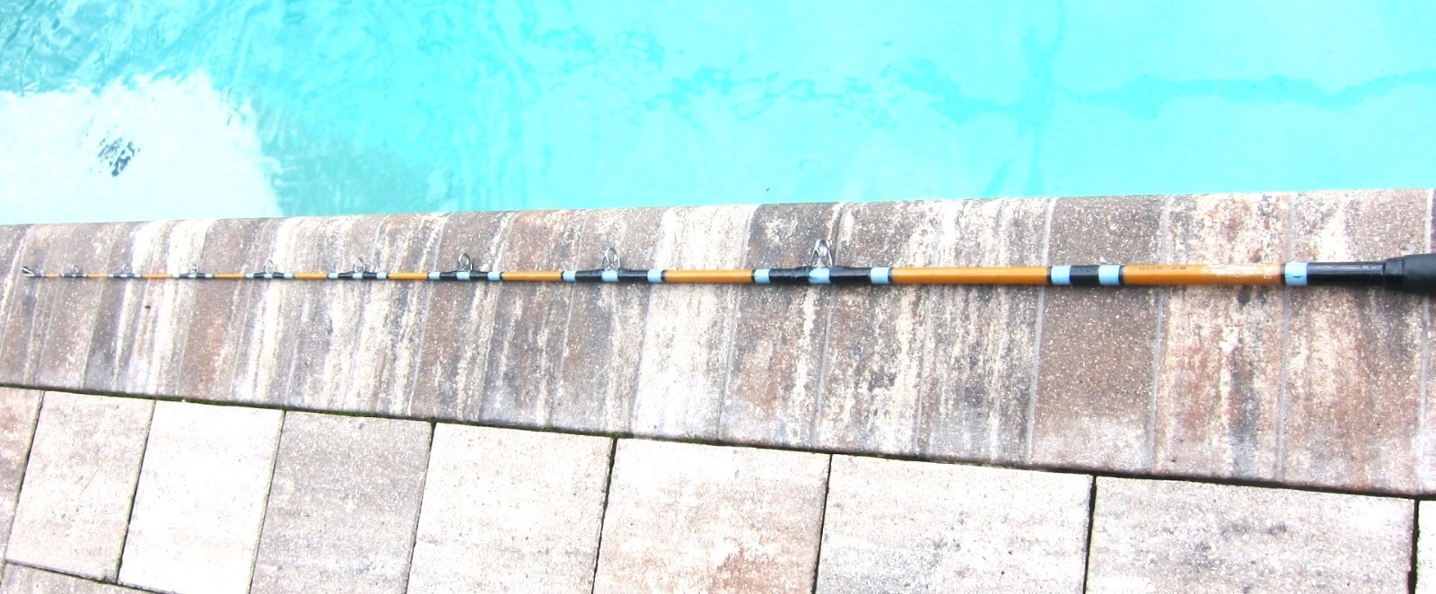 Vintage Custom SABRE Live-Bait Stand-Up Rod: 7’6″; 15-30lb – USED COND!!! a