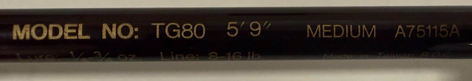 NEW Daiwa IM6 Model TG80 5’9″ Medium A75115A Fishing Rod