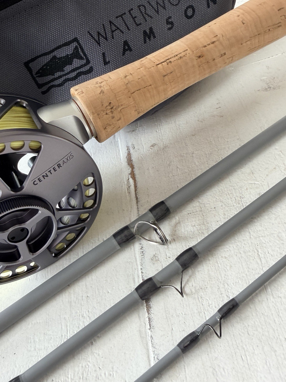 **BEAUTIFUL**🔥WATERWORKS LAMSON CENTER AXIS 5wt. 9’ft Fly Rod ~LEDENDARY~🔥