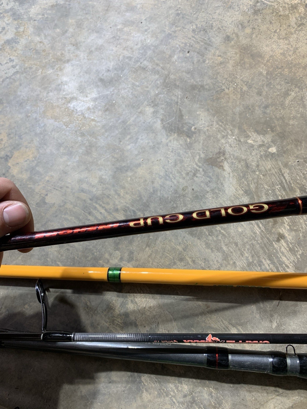 LOT OF 10 BASS PRO SHOPS FISHING RODS (BROKEN)