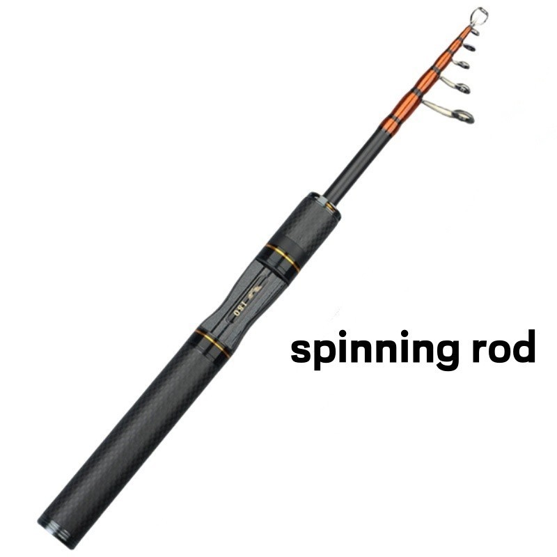 Telescopic Fishing Rods Spinning Casting Rod Carbon Fiber Rod Bass Ultra Light