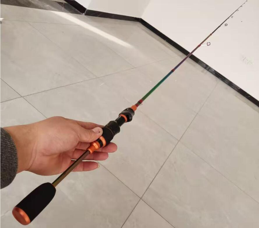 Fishing Spinning Rod 1.68M/1.8M Carbon Fiber Two Solid Tips Casting Fishing Rod