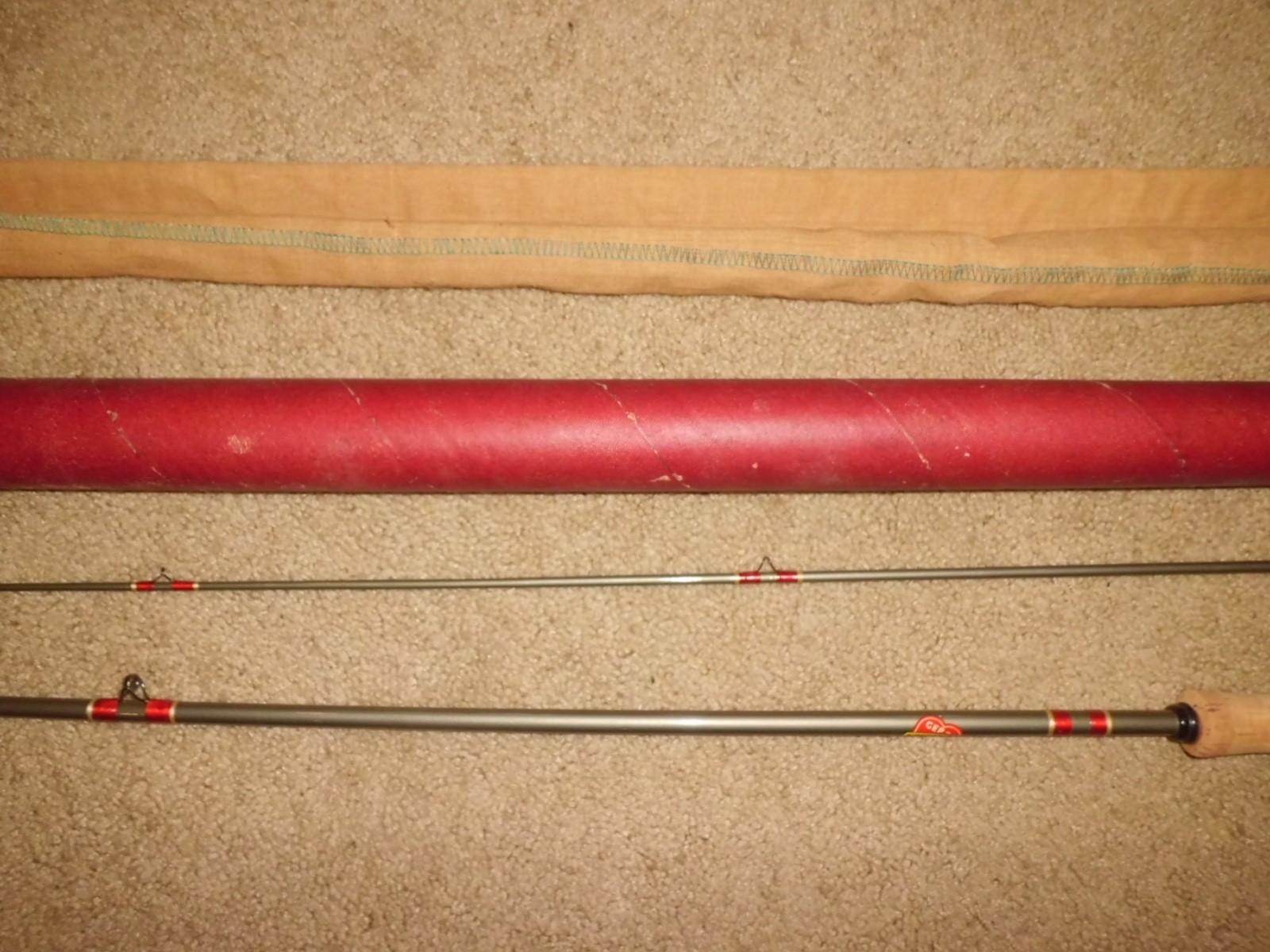 Vintage GEP ACTIONIZED Metal Fly 8’6″ Rod made in USA- MINT