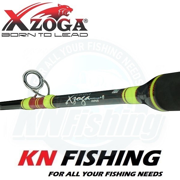 XZOGA MONSTER ACE TI-6646 Live Bait Rod Spiral Guides 2.00m 450gr