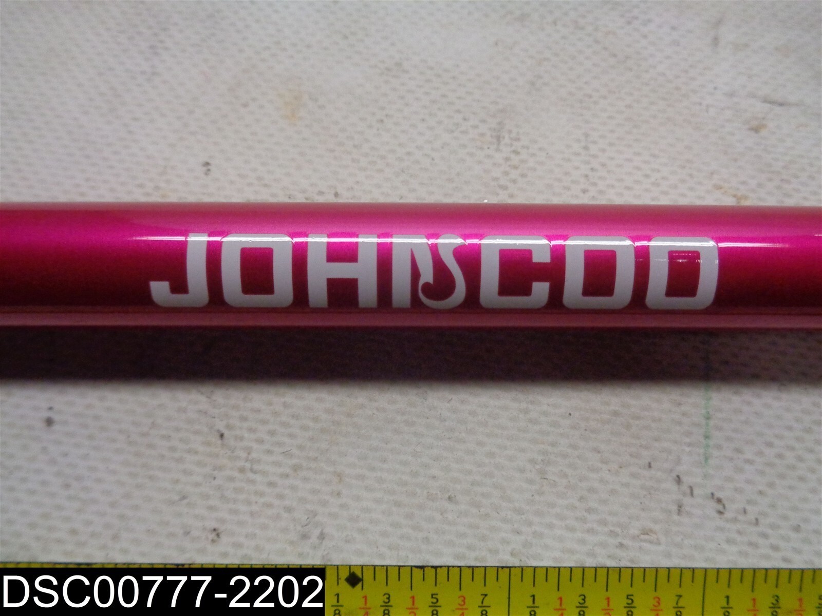Johncoo Pink Expandable Fishing Rod With Black Carrying Bag