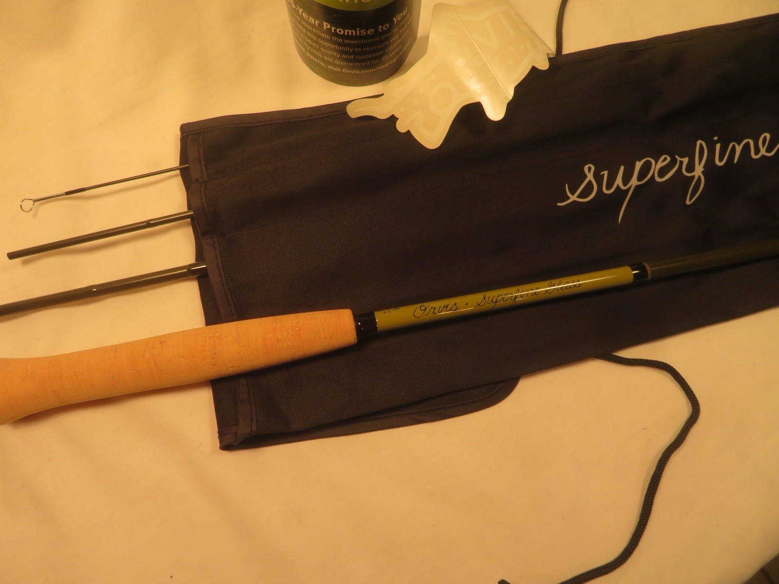 Classic Orvis Superfine Fly Rod, 7’6”, 3 Wt., Brand New In Tube And Bag! #6964