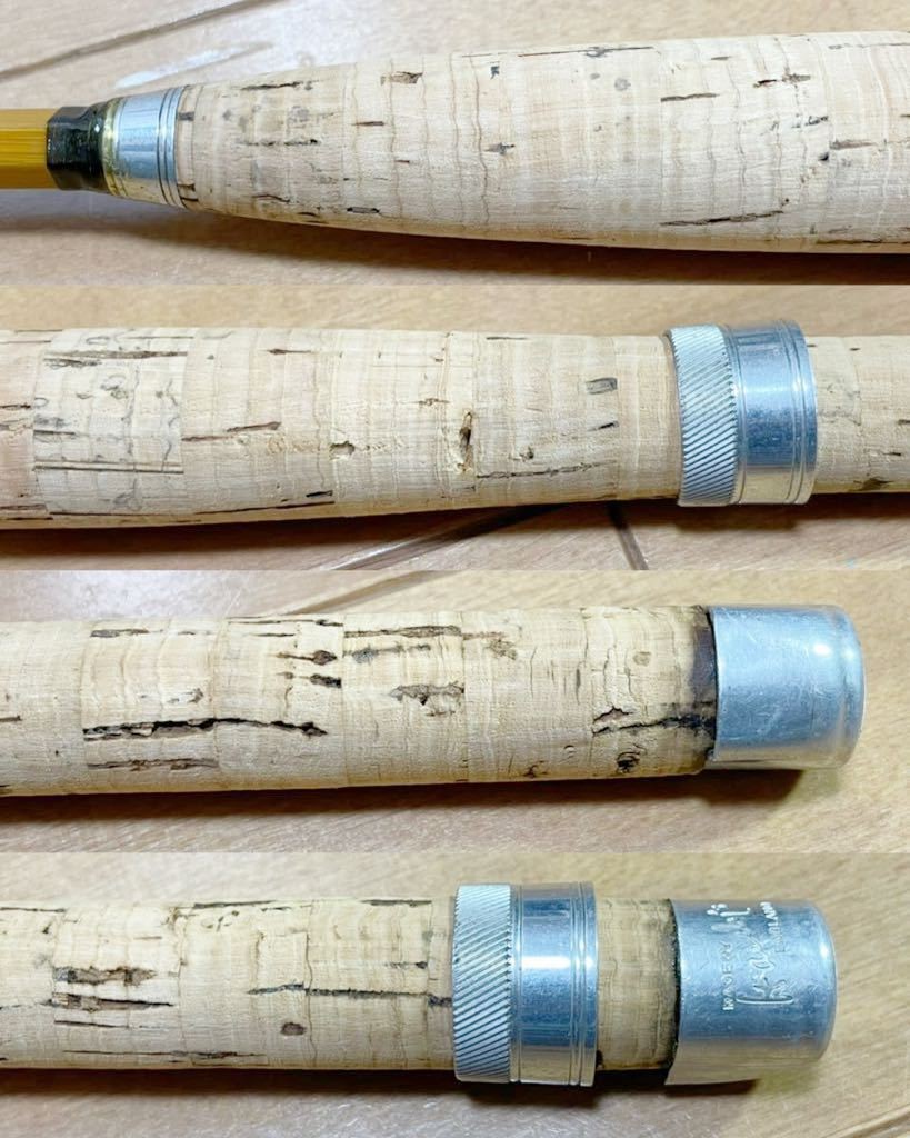 rare old 1959 Hardy Palakona Bamboo CC ge France 8ft in Bamboo Fly Fishing Rod