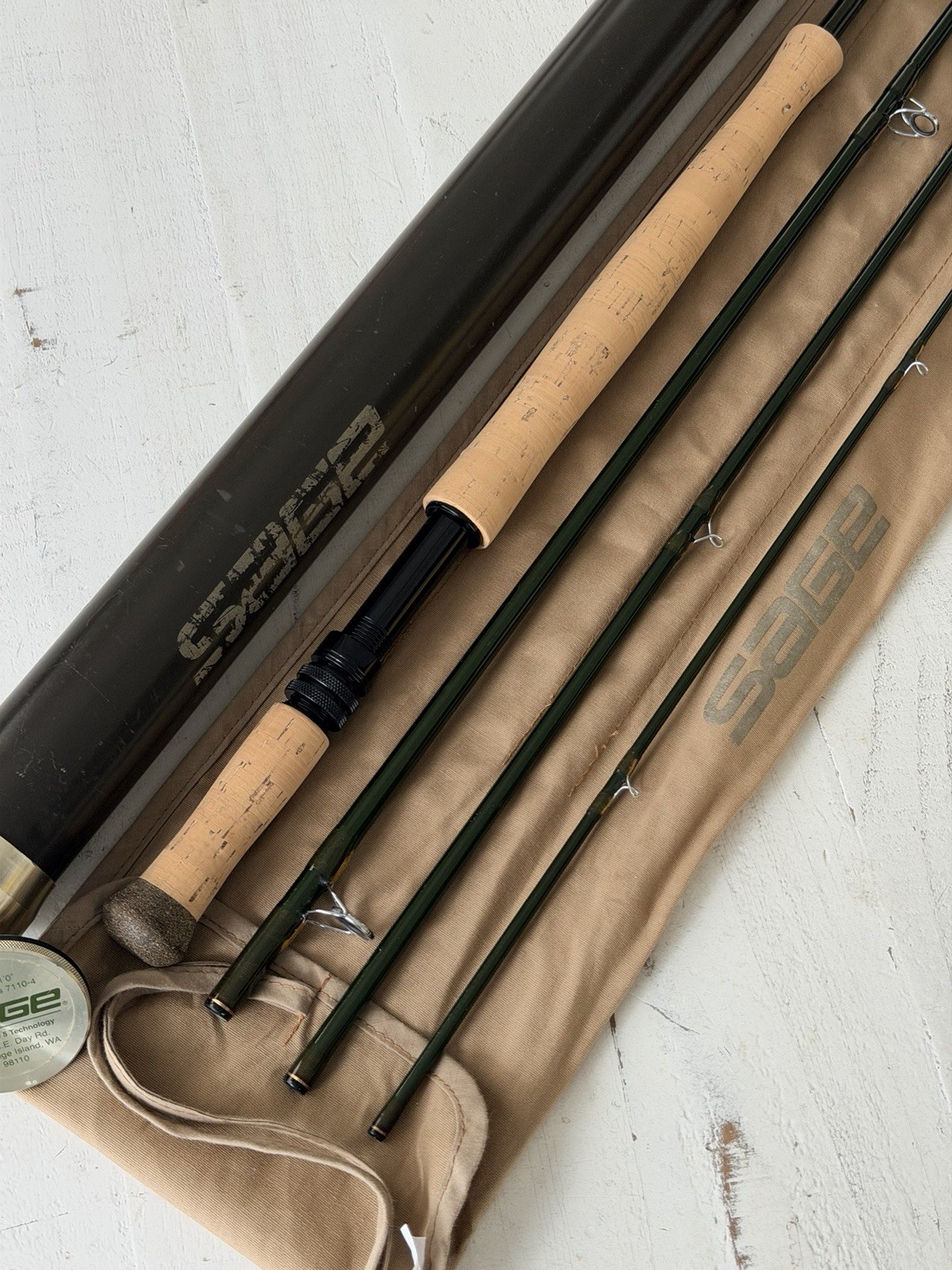 **BEAUTIFUL** 🔥 SAGE Z-AXIS Switch/Spey 7wt 11’ft~4pc FlyRod!! ~LEGENDARY~ 🔥