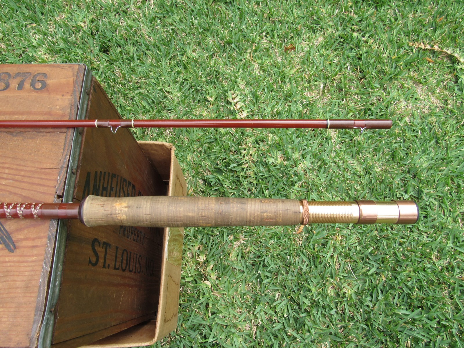 Vintage Fenwick FF85 Feralite 8″6″ Fly Rod USA Made Fiberglass 7-8-9 Excellent