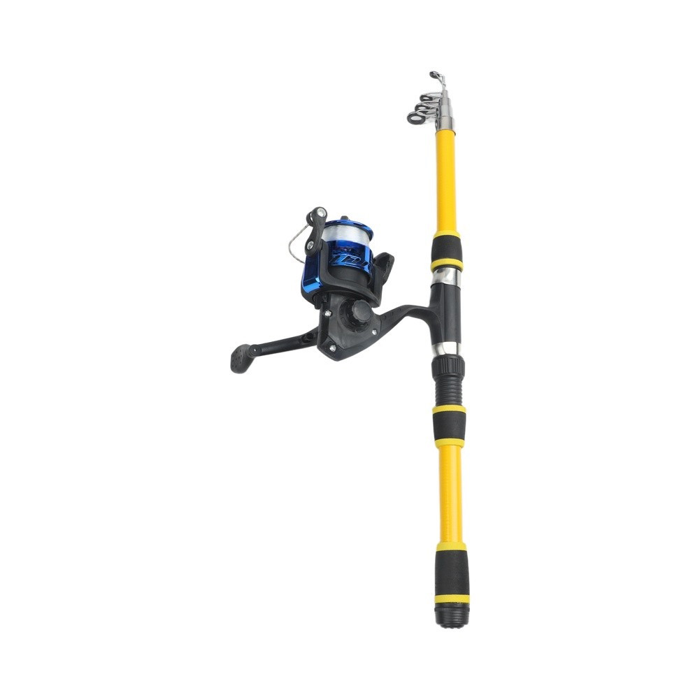 Complete Fishing Rod For Combo Telescopic Carbon Fiber 18 Meter Reel Gear Set
