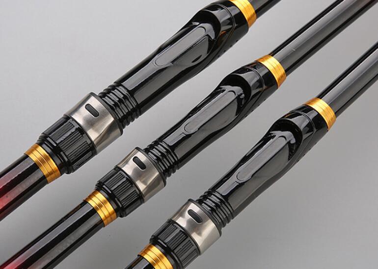 Portable Spinning Fishing Rod Travel Sea Pole Fishing Rods 2.1M-3.6M Saltwater