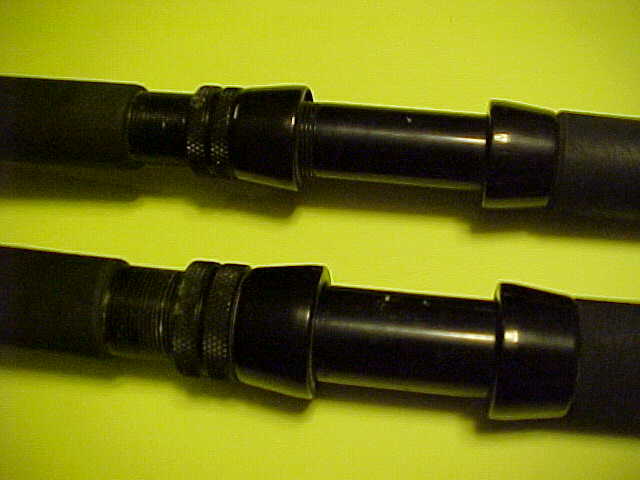 SET OF 2 CUSTOM SABRE CONVENTIONAL FISHING RODS FUJI SIC GUIDES AFTCO REEL SEATS