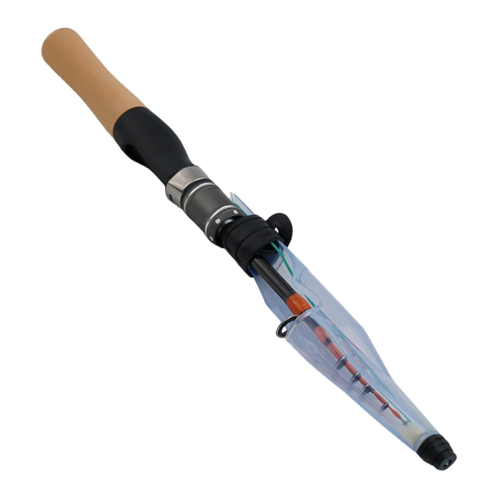Portable Telescopic Casting and Spinner Fishing Rods UL Horse Mouth Rod 4-10lb