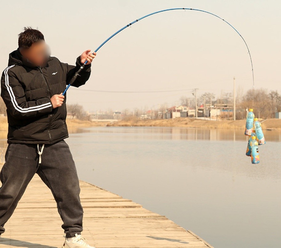 Mini Fishing Rod 4/5 Section 1.8m/2.1mTravel Carbon Casting Weight 5-20g Fast