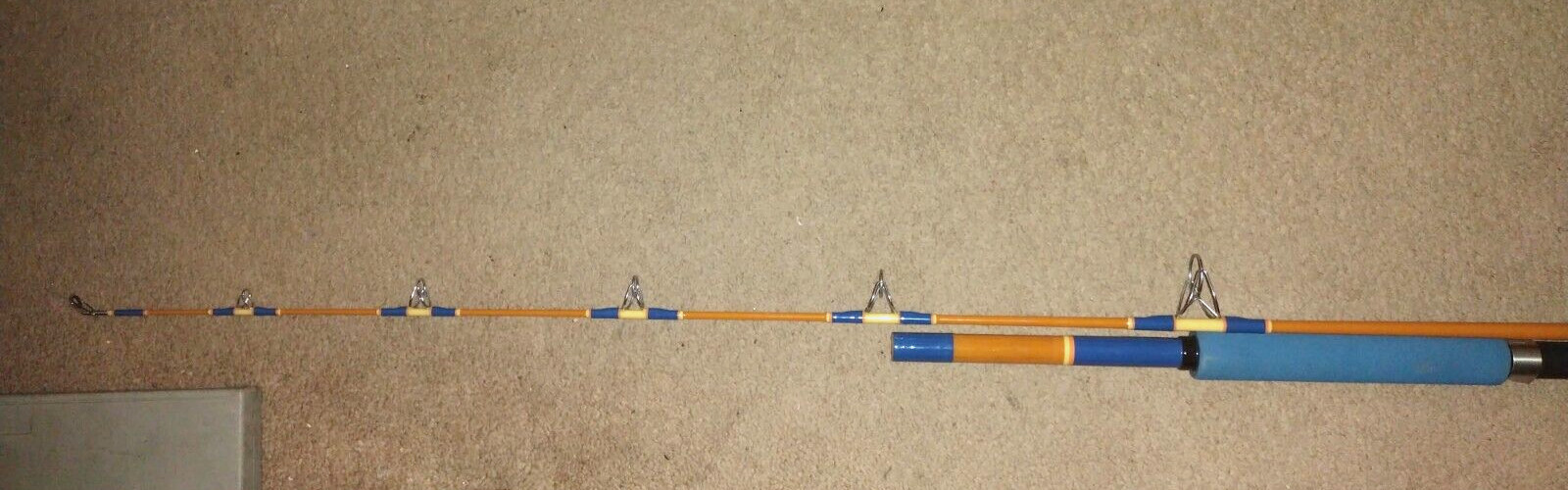 Kencor 610-70S 7’ Tenlew Magnaglas 12-40Lb Spinning Fishing Rod Made In USA RARE